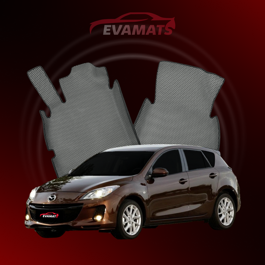 Fußmatten EVAMATS für Mazda 3(BL) 2. Generation 2008–2013, Schrägheck, 5-türig