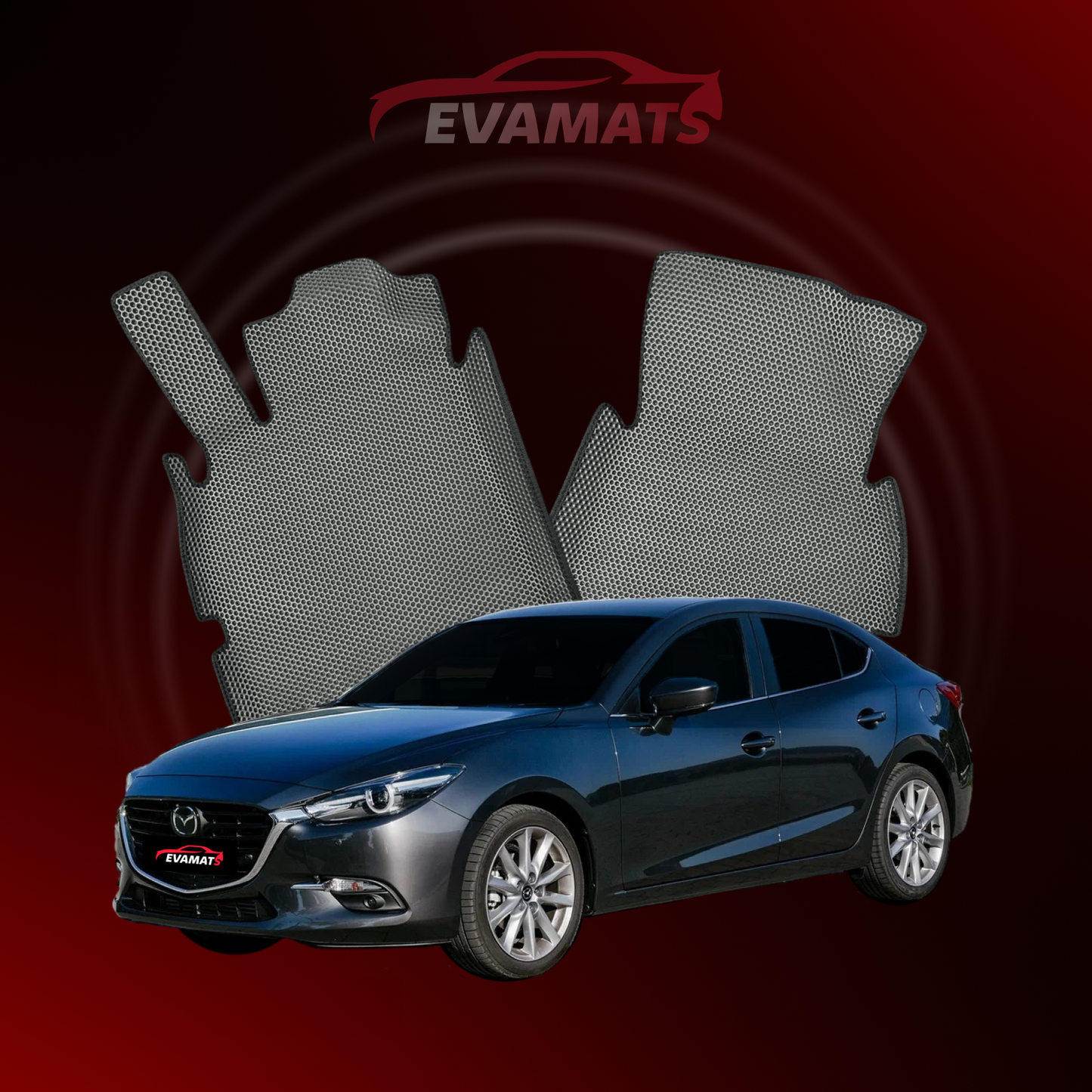 Car mats EVAMATS for Mazda 3(BM) 3 gen 2013-2019 year SEDAN