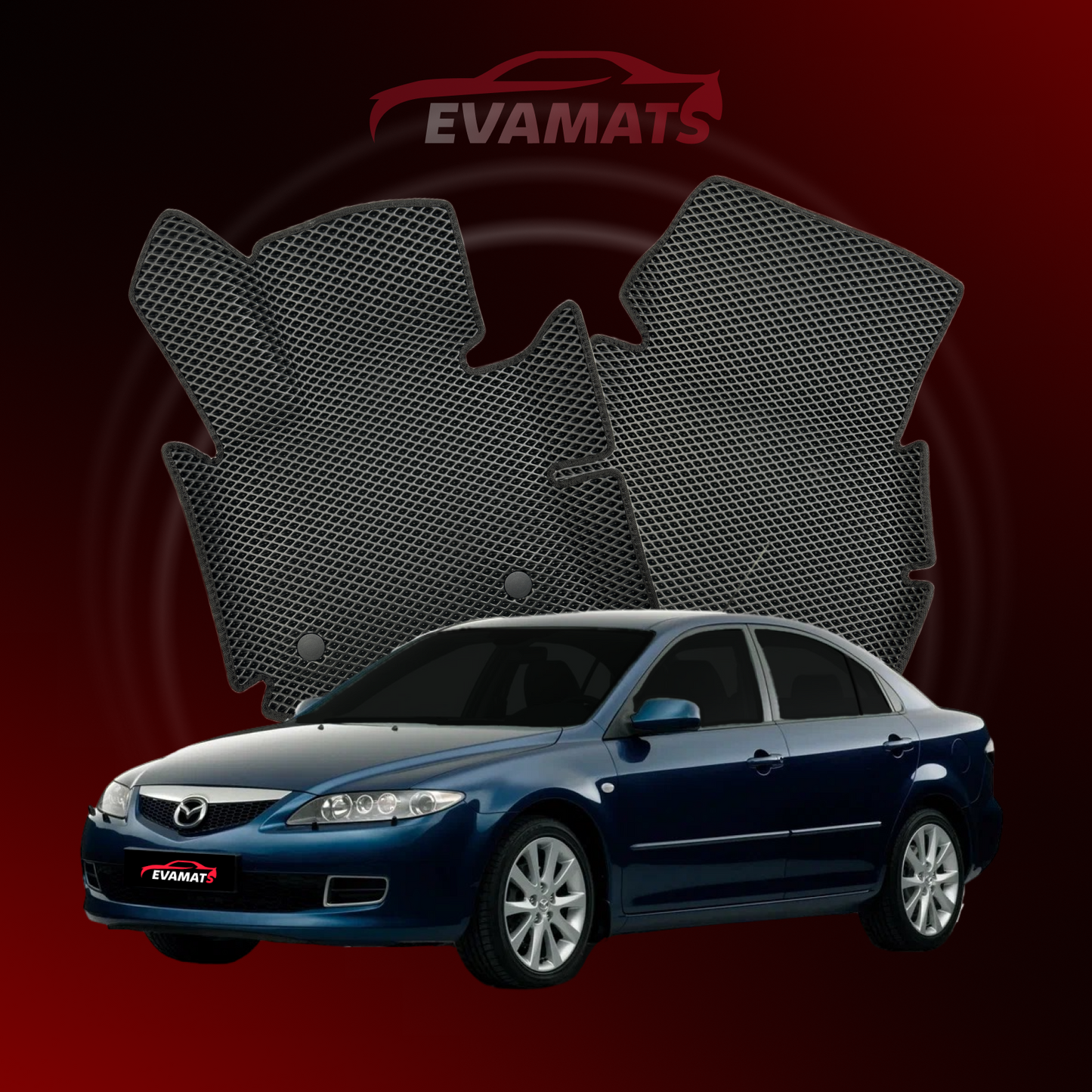 Car mats EVAMATS for Mazda 6(GG) 1 gen 2002-2008 year SEDAN