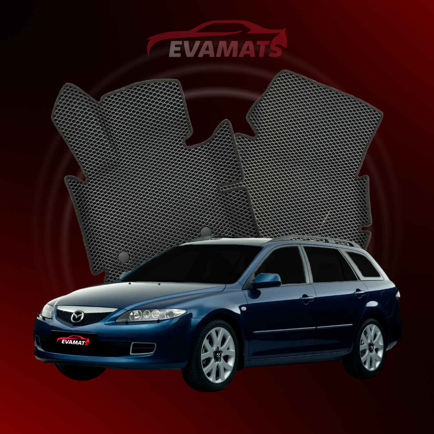 Autokoberce EVAMATS pro Mazdu 6(GG) 1 gen 2002-2008 rok STATION WAGON