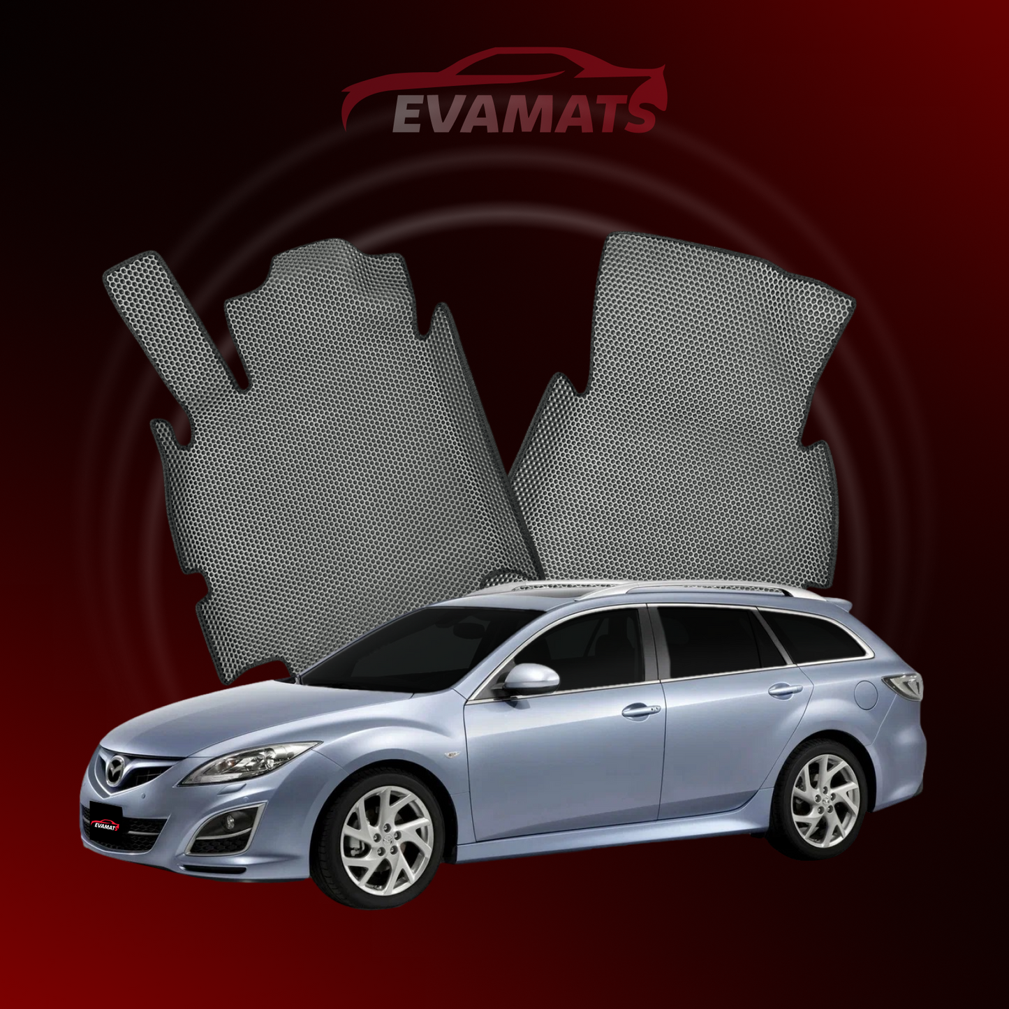 Car mats EVAMATS for Mazda 6(GH) 2 gen 2007-2013 year STATION WAGON