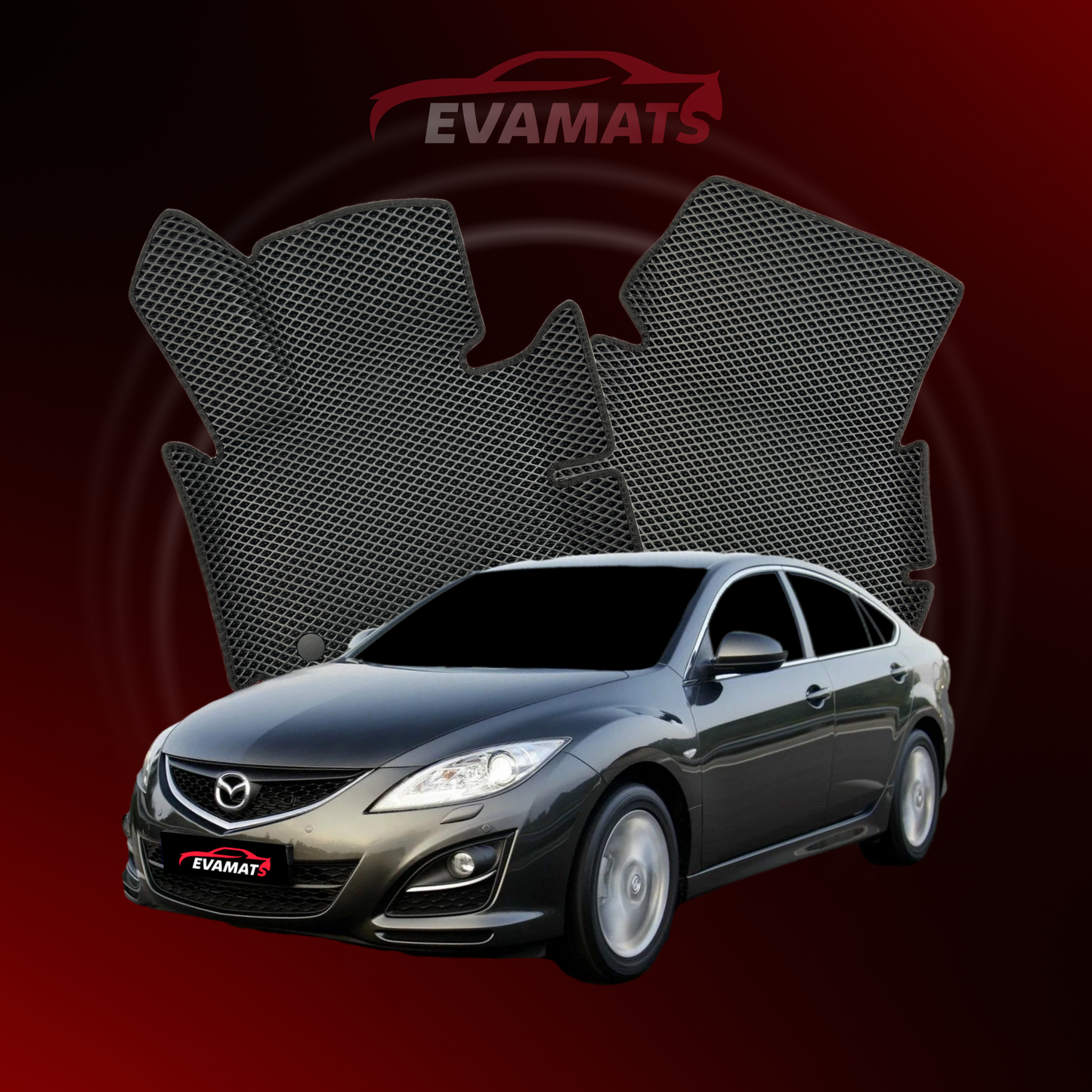 Autokoberce EVAMATS pre Mazda 6(GH) 2 gen 2007-2013 rok SEDAN