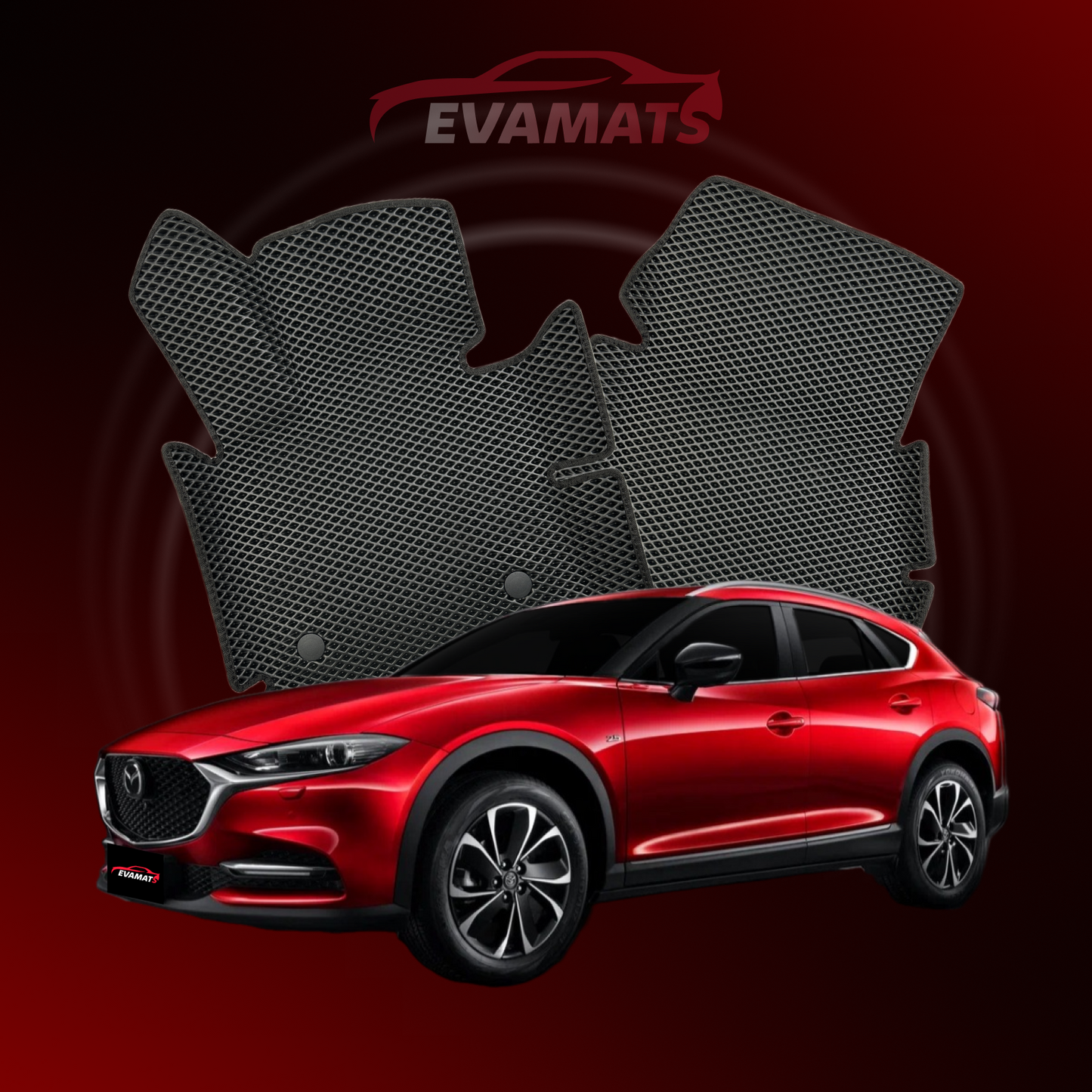 Car mats EVAMATS for Mazda CX-4 1 gen 2016-2025 year SUV