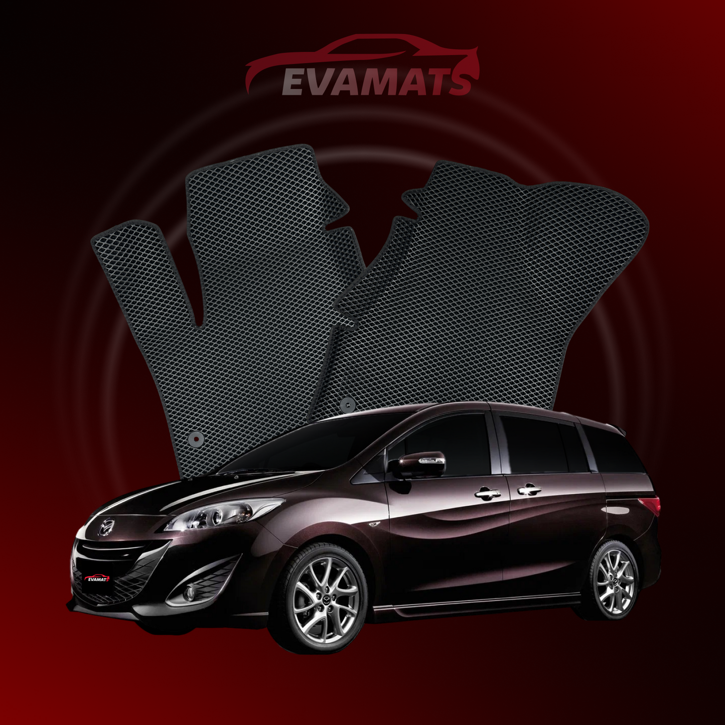 Alfombrillas EVAMATS para Mazda Premacy(CW) 3ª generación 2010-2017 MINIVAN