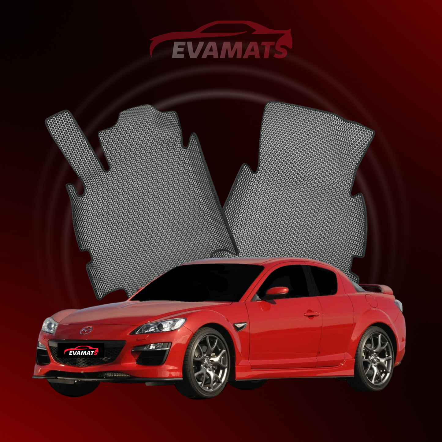 Autokoberce EVAMATS pre Mazda RX-8 1 gen 2003-2012 rok COUPE