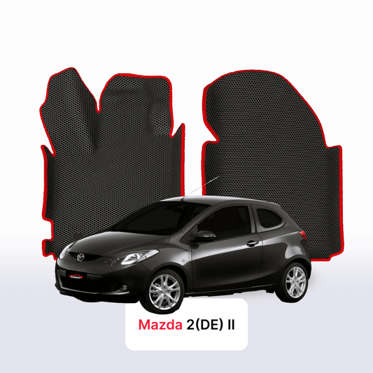 Car mats EVAMATS for Mazda 2(DE) 2 gen 2007-2010 year HATCHBACK 3 door