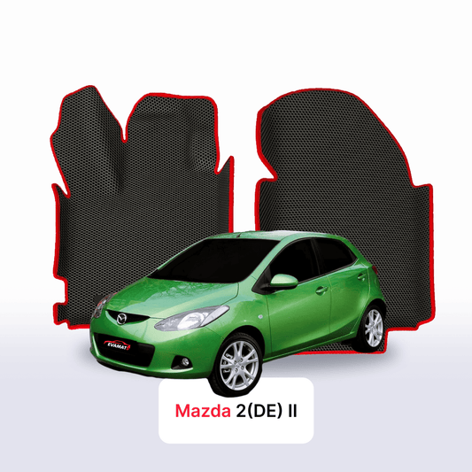 Car mats EVAMATS for Mazda 2(DE) 2 gen 2007-2014 year HATCHBACK 5 door