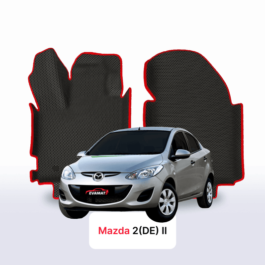 Car mats EVAMATS for Mazda 2(DE) 2 gen 2007-2014 year SEDAN