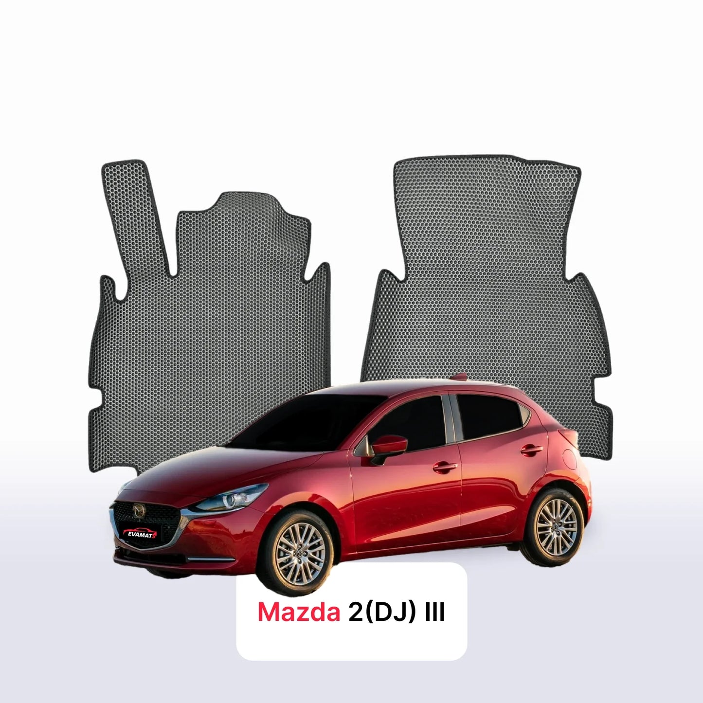 Car mats EVAMATS for Mazda 2(DJ) 3 gen 2014-2023 year HATCHBACK 5 door