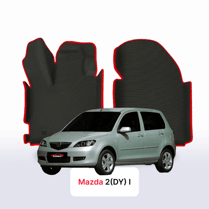 Car mats EVAMATS for Mazda 2(DY) 1 gen 2003-2007 year HATCHBACK 5 door