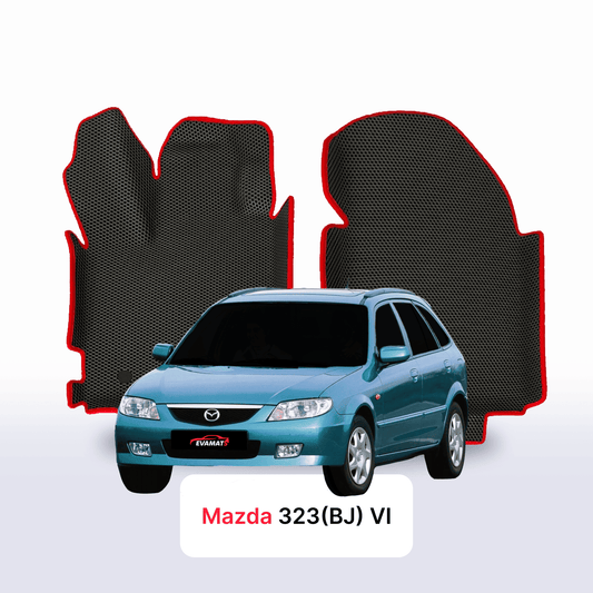Car mats EVAMATS for Mazda 323(BJ) 6 gen 1998-2003 year HATCHBACK 5 door