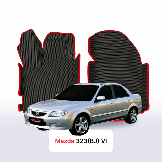 Car mats EVAMATS for Mazda 323(BJ) 6 gen 1998-2003 year SEDAN