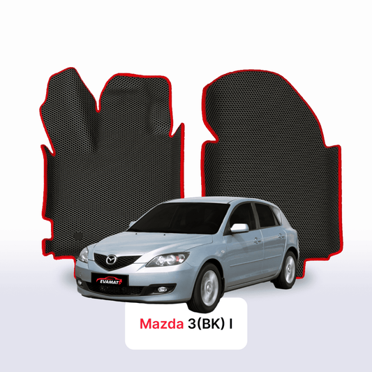 Car mats EVA for Mazda 3(BK) 1 gen 2003-2009 year HATCHBACK 5 door