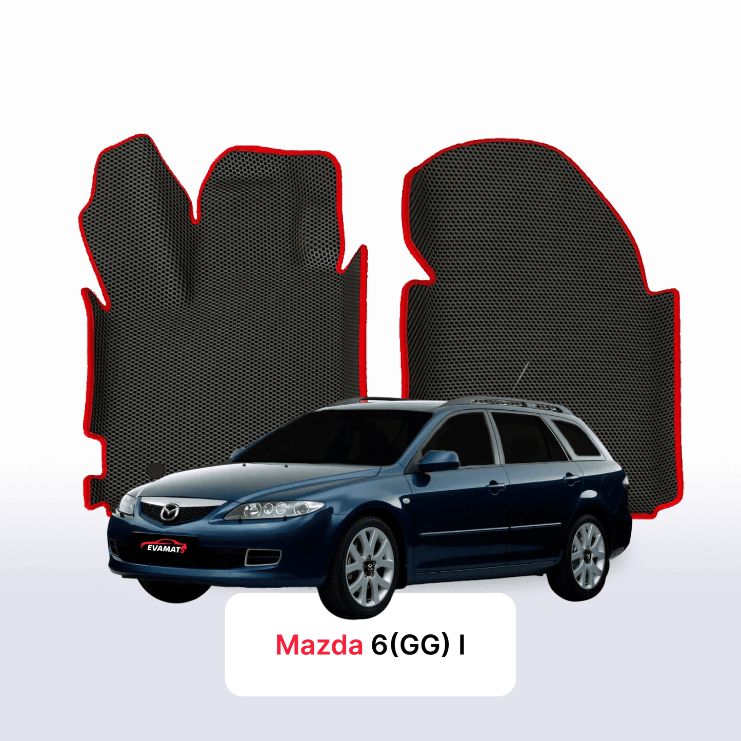 Car mats EVAMATS for Mazda 6(GG) 1 gen 2002-2008 year STATION WAGON
