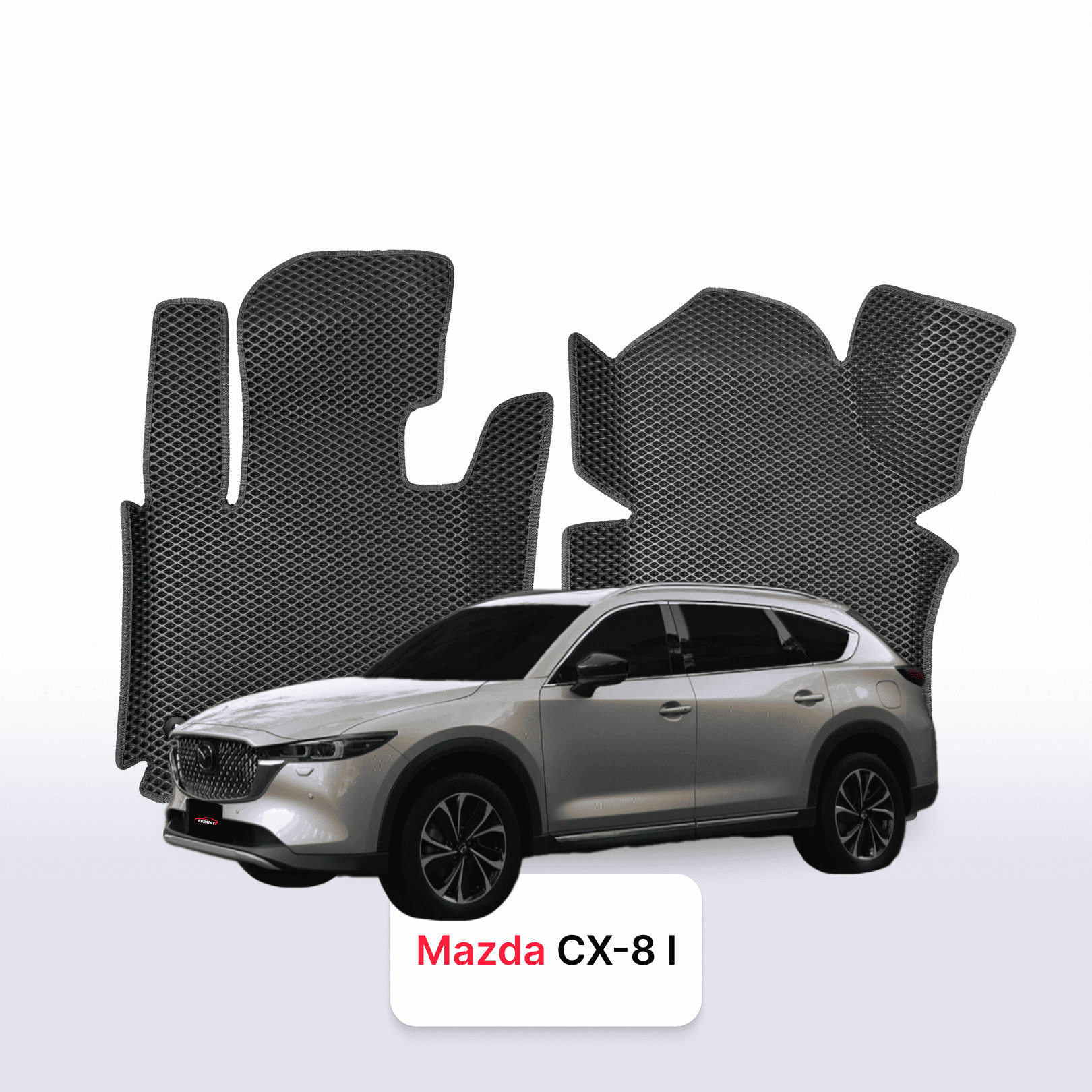 Car mats EVA for Mazda CX-8 1 gen 2017-2025 year SUV