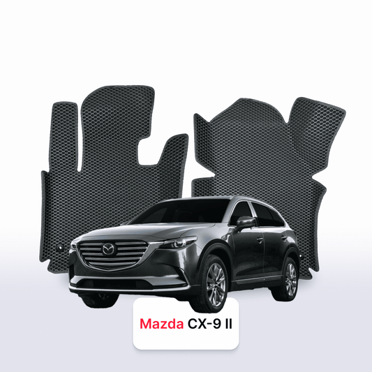 Car mats EVAMATS for Mazda CX-9 2 gen 2016-2025 year SUV