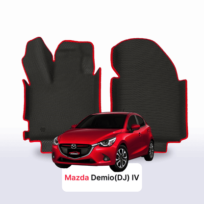 Car mats EVA for Mazda Demio(DJ) 4 gen 2014-2019 year HATCHBACK 5 door