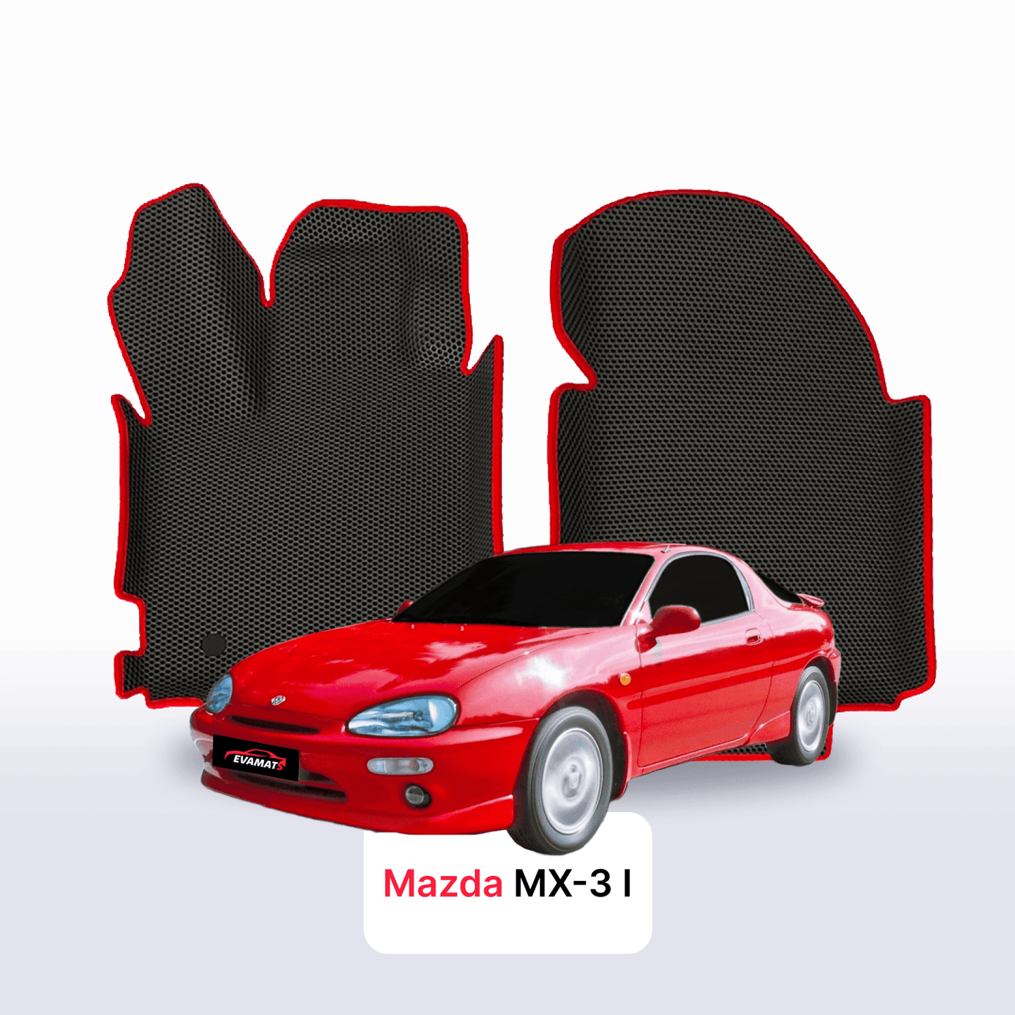 Car mats EVAMATS for Mazda MX-3 1991-2000 year COUPE