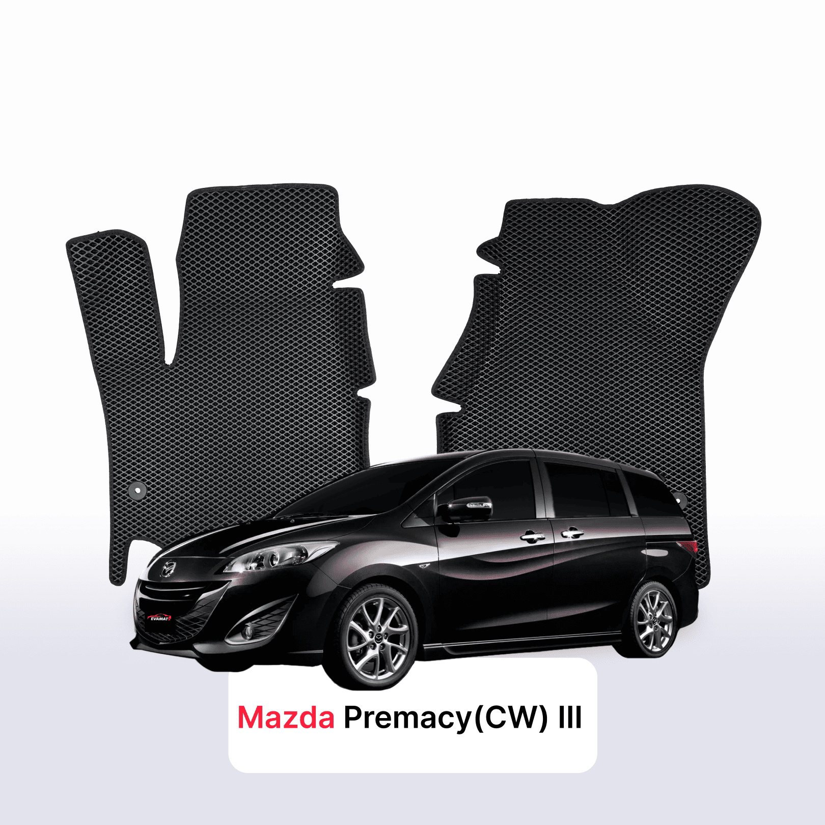 Car mats EVA for Mazda Premacy(CW) 3 gen 2010-2017 year MINIVAN