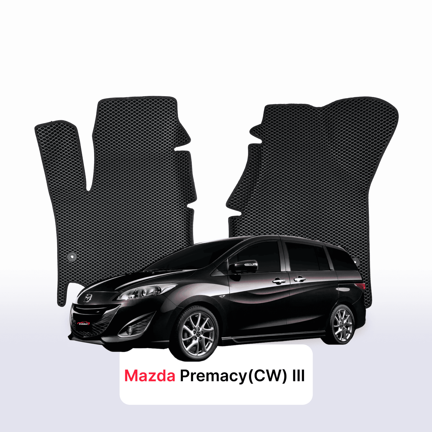 Car mats EVAMATS for Mazda Premacy(CW) 3 gen 2010-2017 year MINIVAN