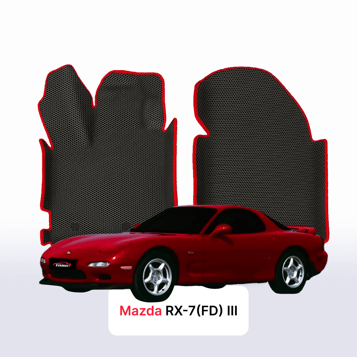 Car mats EVAMATS for Mazda RX-7(FD) 3 gen 1992-2002 year COUPE