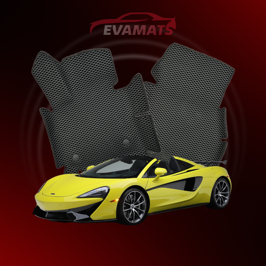 Tappetini per auto EVAMATS per McLaren 570S 1 generazione 2015-2023 anno ROADSTER