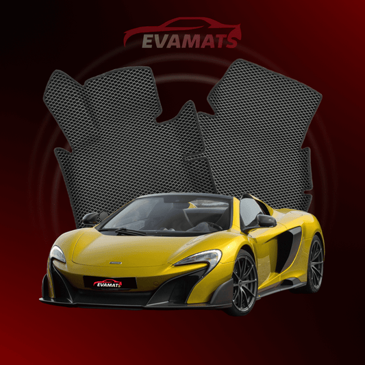 Car mats EVAMATS for McLaren 675LT 1 gen 2015-2017 year CABRIO