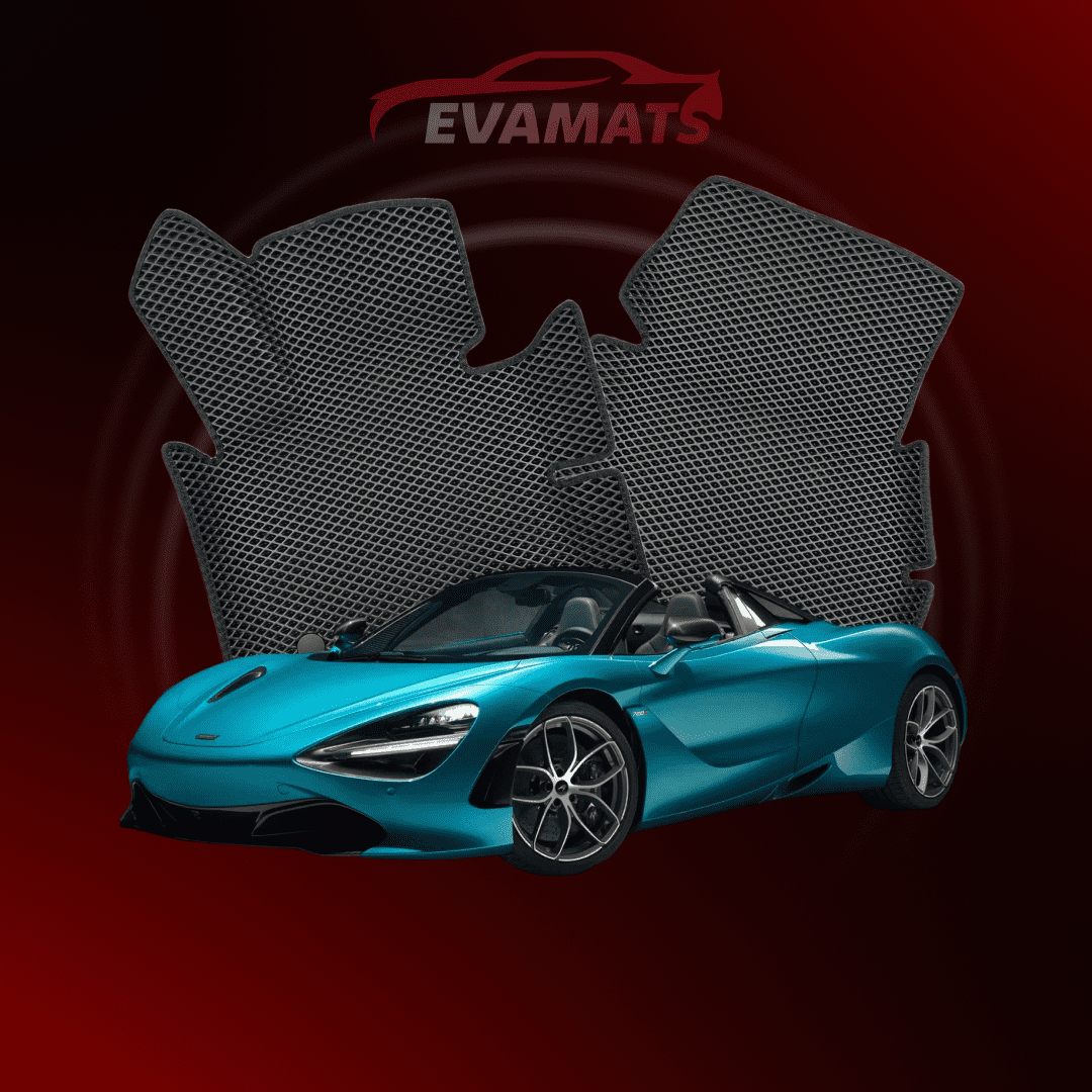 Fußmatten EVAMATS für McLaren 720S 1. Generation 2017-2023 Jahr ROADSTER Spider