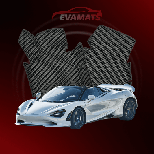 Car mats EVAMATS for McLaren 750S 1 gen 2023-2024 year ROADSTER Spider