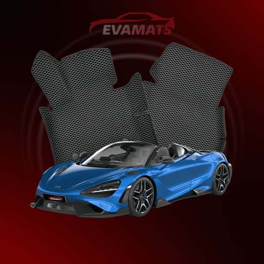 Alfombrillas EVAMATS para McLaren 765LT 1ª generación año 2020-2025 CABRIO