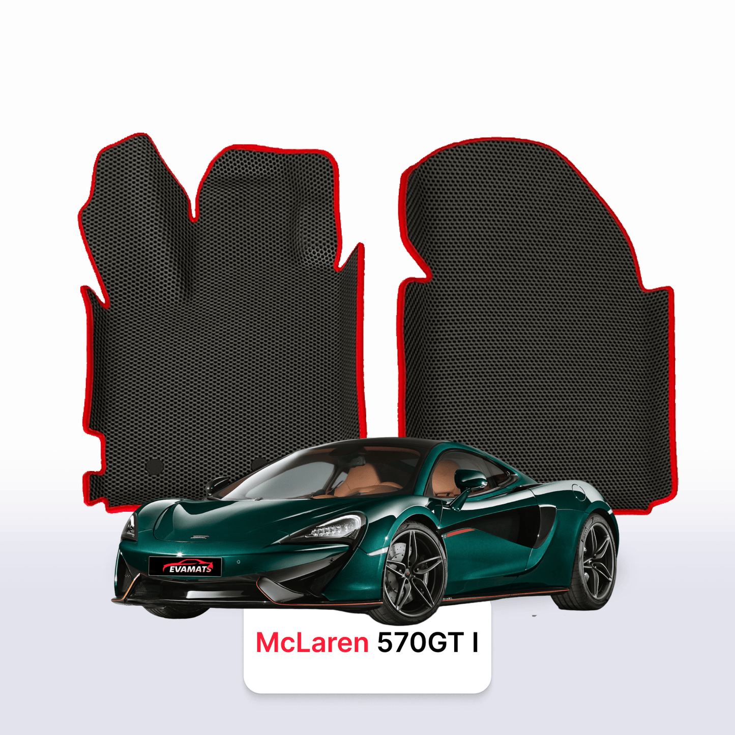 Car mats EVAMATS for McLaren 570GT 1 gen 2016-2023 year COUPE