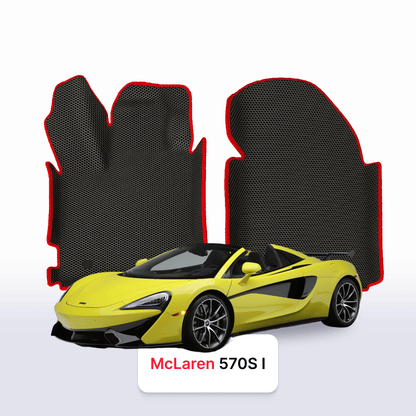 Car mats EVAMATS for McLaren 570S 1 gen 2015-2023 year ROADSTER
