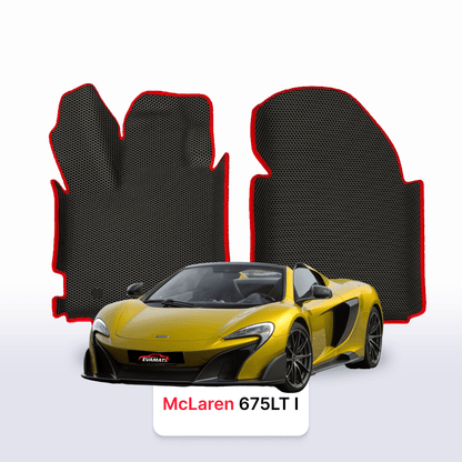 Car mats EVAMATS for McLaren 675LT 1 gen 2015-2017 year CABRIO