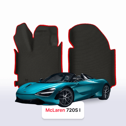 Car mats EVAMATS for McLaren 720S 1 gen 2017-2023 year ROADSTER Spider