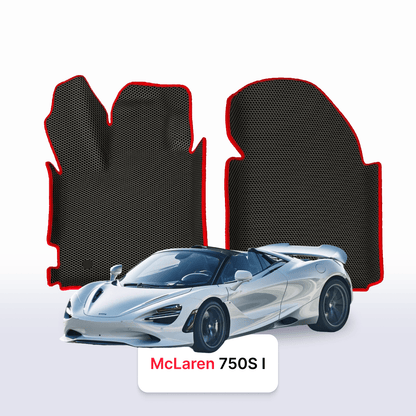 Car mats EVAMATS for McLaren 750S 1 gen 2023-2024 year ROADSTER Spider