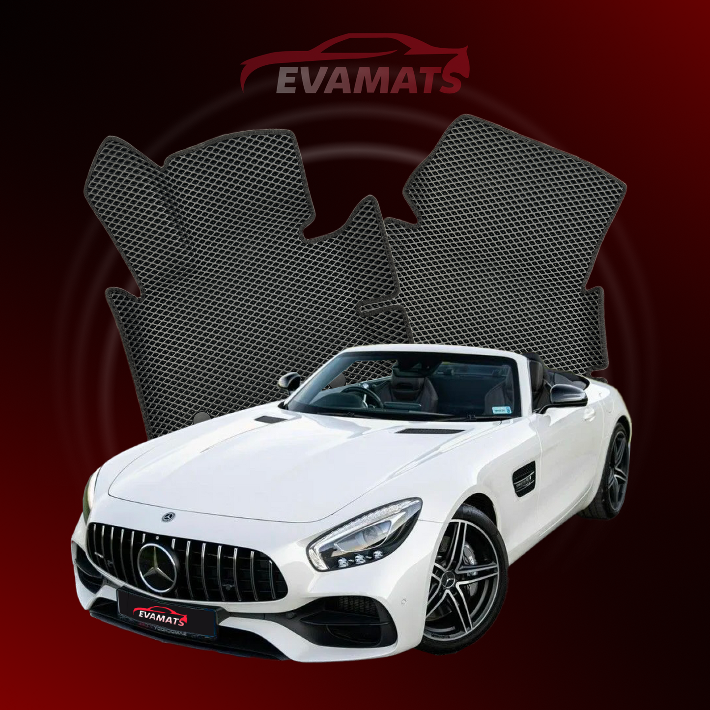 Autokoberce EVAMATS pre Mercedes-Benz AMG GT (C190-R190) 2014–2021 rok COUPE-ROADSTER