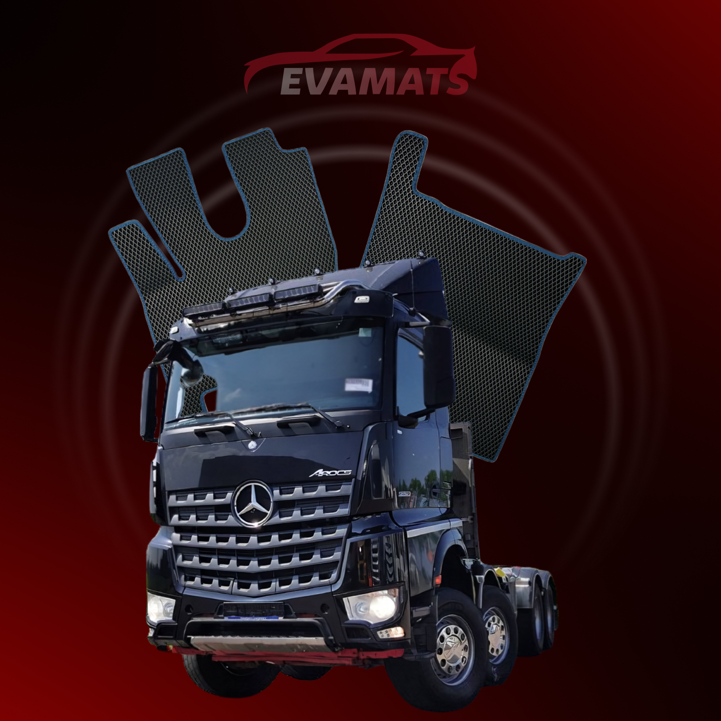 Autokoberce EVAMATS pre Mercedes-Benz Arocs 1 gen 2013-2025 rocnik TRUCK