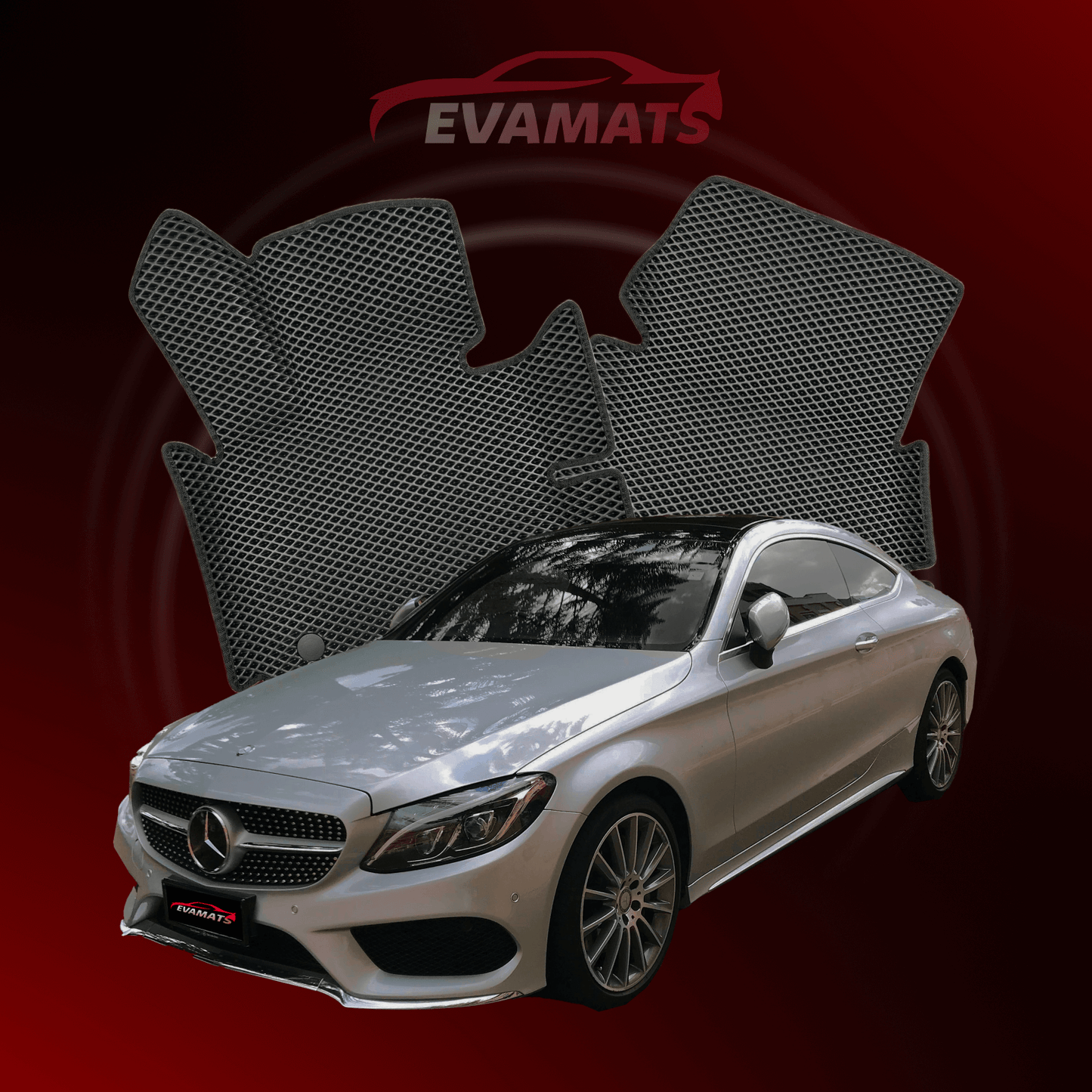 Alfombrillas EVAMATS para Mercedes-Benz Clase C 2ª generación (C205) año 2015 – 2023 COUPE