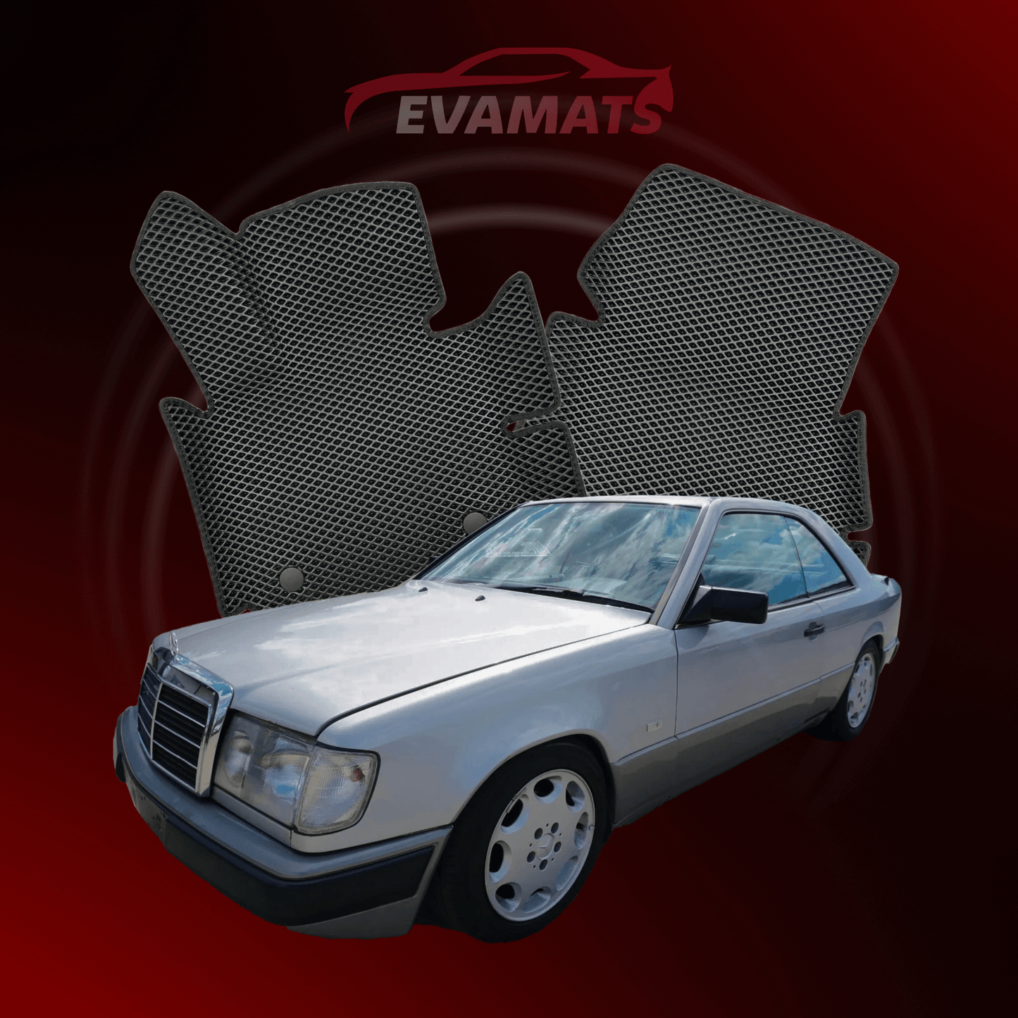 Autokoberce EVAMATS pre Mercedes-Benz C124 1984–1993 ročník COUPE