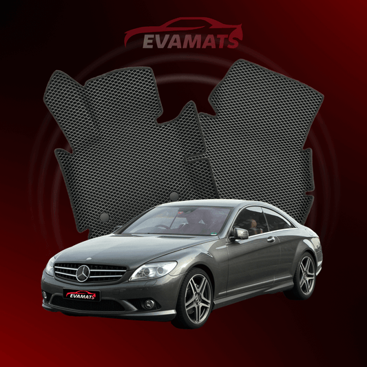 Car mats EVAMATS for Mercedes-Benz CL 3 gen (W216) 2006-2014 year COUPE