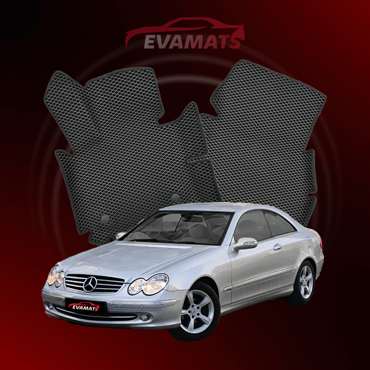 Tapis de voiture EVAMATS pour Mercedes-Benz CLK 2 génération (C209) 2002 – 2009 année COUPE