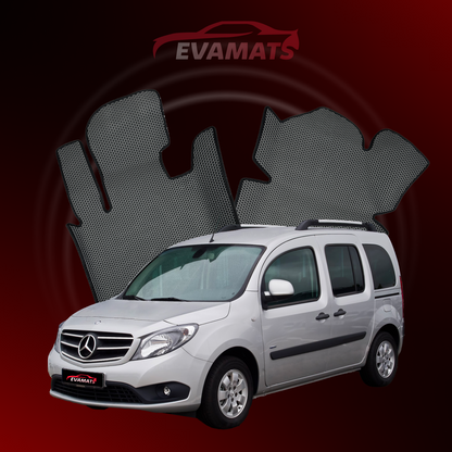 Tappetini per auto EVAMATS per Mercedes-Benz Citan 1 generazione (W415) 2012 – 2021 anno KOMBIVAN