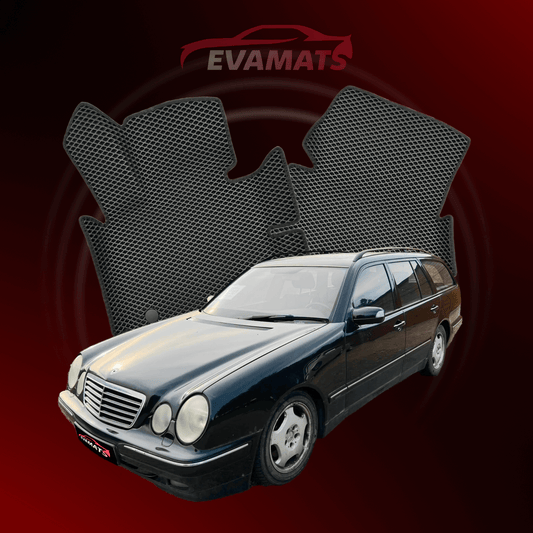 Car mats EVAMATS for Mercedes-Benz E-class 2 gen (W210) 1995-2002 year STATION WAGON