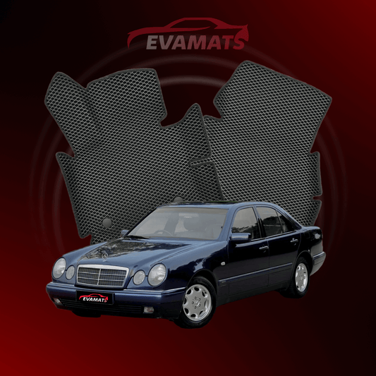 Car mats EVAMATS for Mercedes-Benz E-class 2 gen (W210) 1995-2002 year SEDAN