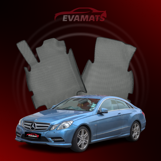 Car mats EVAMATS for Mercedes-Benz E-class 4 gen (C207) 2009-2017 year COUPE