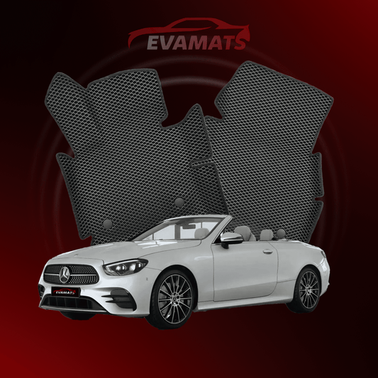 Car mats EVAMATS for Mercedes-Benz E-class 5 gen (W213) 2016-2023 year CABRIO