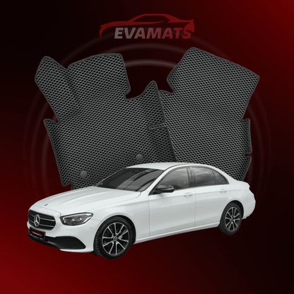 Tapis de voiture EVAMATS pour Mercedes-Benz Classe E 5 génération (W213) 2016 – 2023 année BERLINE