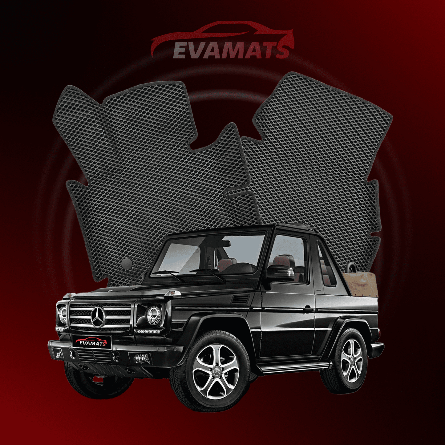 Autokoberce EVAMATS pro Mercedes-Benz G-class 2 gen (W463) ročník 1990–2018 SUV CABRIO