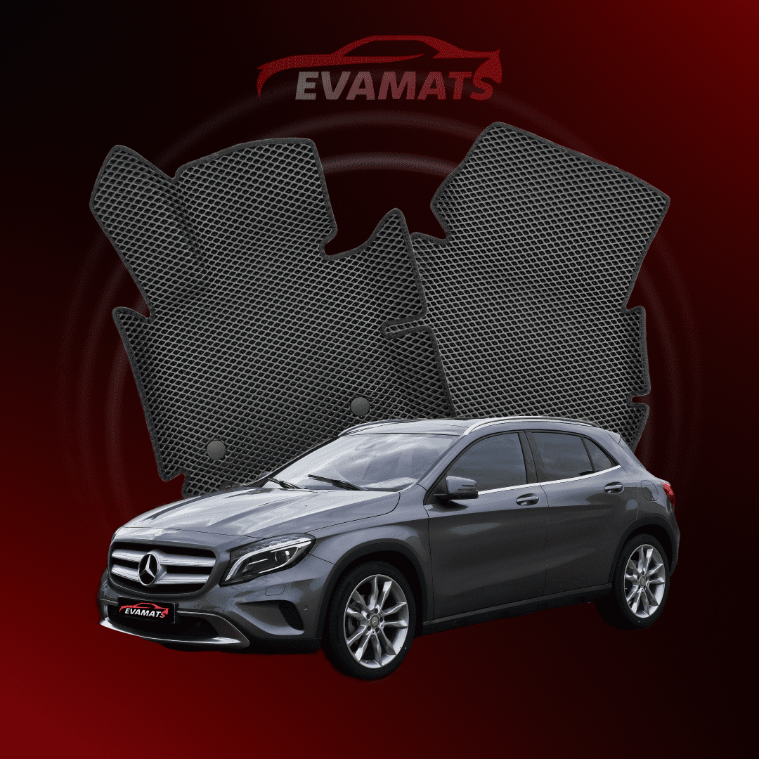 Car mats EVAMATS for Mercedes-Benz GLA 1 gen (X156) 2013-2019 year SUV