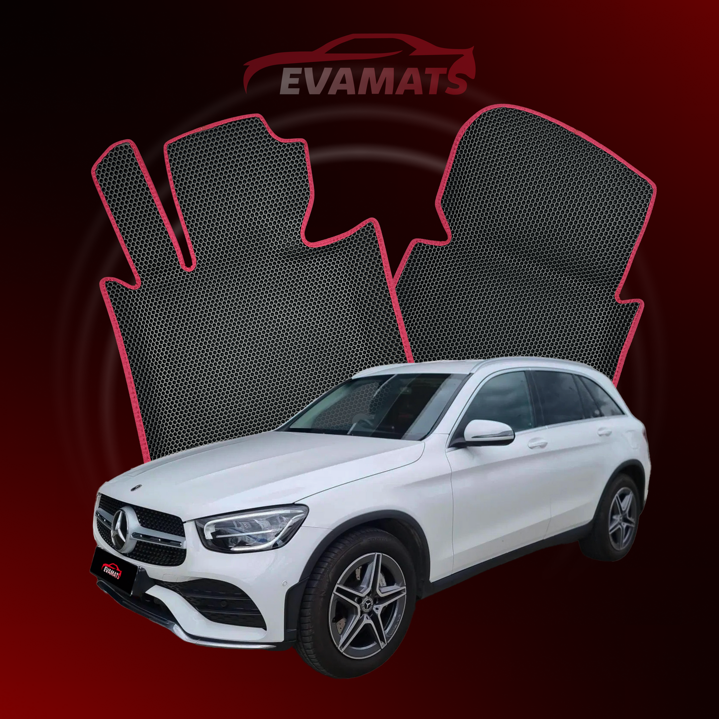 Tapis de voiture EVAMATS pour Mercedes-Benz GLC 2 génération (X254) 2022-2025 année SUV